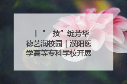 “一技”绽芳华 德艺润校园｜濮阳医学高等专科学校开展丰富多彩的职业教育活动周主题活动