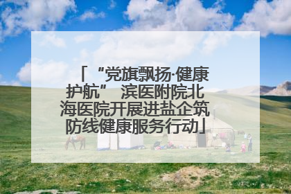 “党旗飘扬·健康护航” 滨医附院北海医院开展进盐企筑防线健康服务行动