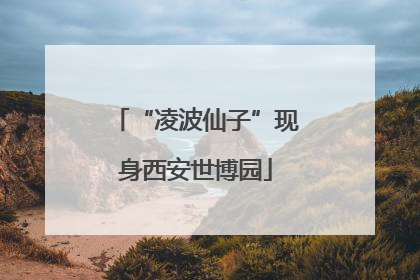 “凌波仙子”现身西安世博园