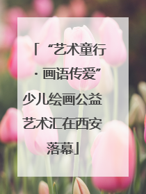 “艺术童行・画语传爱”少儿绘画公益艺术汇在西安落幕