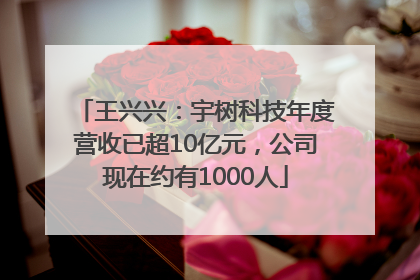 王兴兴：宇树科技年度营收已超10亿元，公司现在约有1000人