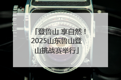 登鲁山 享自然！2025山东鲁山登山挑战赛举行