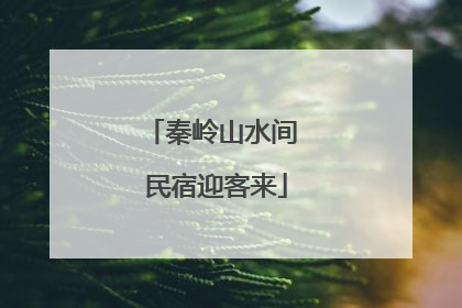 秦岭山水间 民宿迎客来