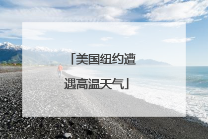 美国纽约遭遇高温天气