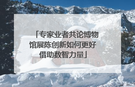 专家业者共论博物馆展陈创新如何更好借助数智力量