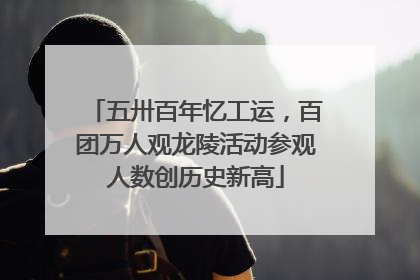 五卅百年忆工运，百团万人观龙陵活动参观人数创历史新高