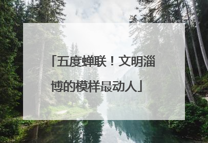五度蝉联！文明淄博的模样最动人