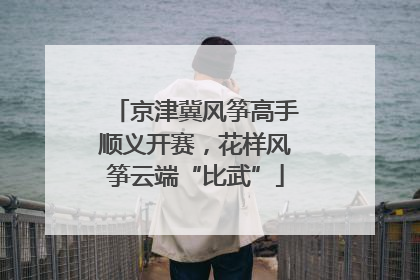 京津冀风筝高手顺义开赛，花样风筝云端“比武”