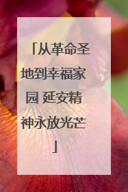 从革命圣地到幸福家园 延安精神永放光芒