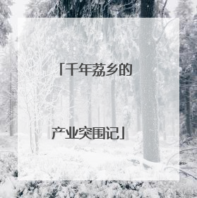 千年荔乡的产业突围记