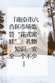 南京市六合区市场监管“花式宠娃”：礼物、知识、安全一个不少