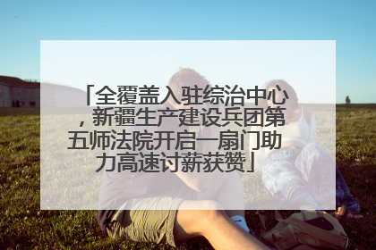 全覆盖入驻综治中心，新疆生产建设兵团第五师法院开启一扇门助力高速讨薪获赞