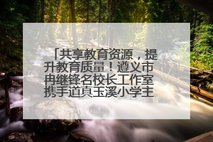 共享教育资源，提升教育质量！遵义市冉继锋名校长工作室携手道真玉溪小学主题研修出新出彩