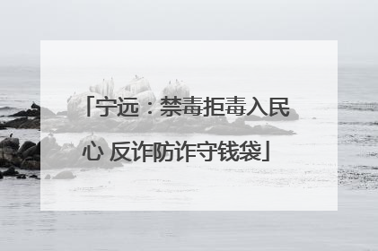 宁远：禁毒拒毒入民心 反诈防诈守钱袋