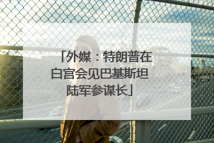 外媒：特朗普在白宫会见巴基斯坦陆军参谋长