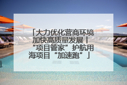 大力优化营商环境 加快高质量发展丨“项目管家”护航用海项目“加速跑”