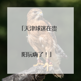 天津球迷在贵阳玩嗨了！