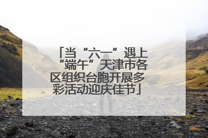 当“六一”遇上“端午”天津市各区组织台胞开展多彩活动迎庆佳节