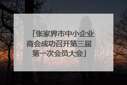 张家界市中小企业商会成功召开第三届第一次会员大会