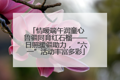 情暖端午润童心 鲁疆同育红石榴——日照援疆助力，“六一”活动丰富多彩