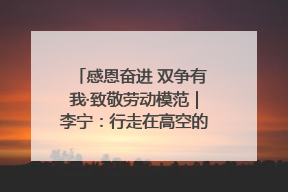 感恩奋进 双争有我·致敬劳动模范｜李宁：行走在高空的“电网卫士”