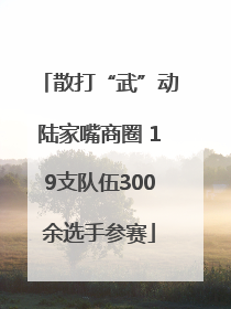 散打“武”动陆家嘴商圈 19支队伍300余选手参赛