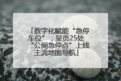 数字化赋能“急停车位”，呈贡25处“公厕急停点”上线主流地图导航