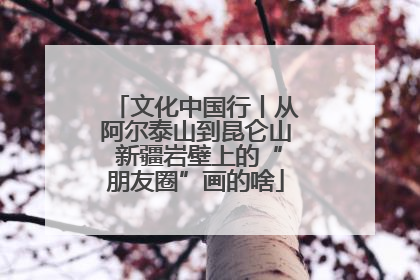 文化中国行丨从阿尔泰山到昆仑山 新疆岩壁上的“朋友圈”画的啥