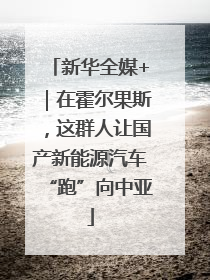 新华全媒+｜在霍尔果斯，这群人让国产新能源汽车“跑”向中亚