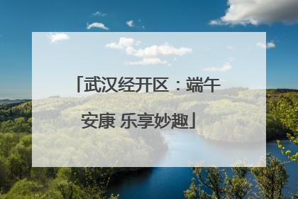 武汉经开区：端午安康 乐享妙趣