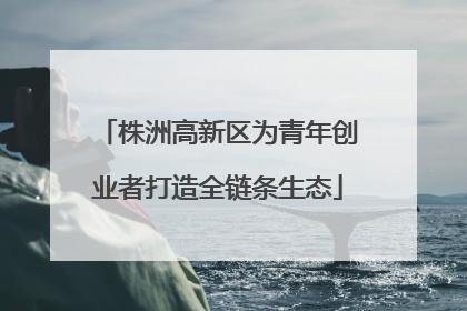 株洲高新区为青年创业者打造全链条生态
