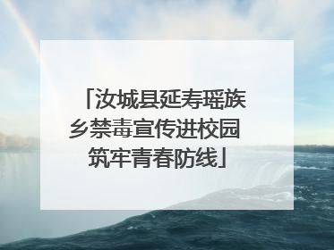 汝城县延寿瑶族乡禁毒宣传进校园 筑牢青春防线