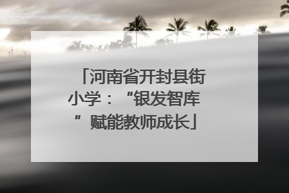 河南省开封县街小学：“银发智库”赋能教师成长