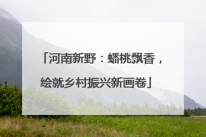 河南新野：蟠桃飘香，绘就乡村振兴新画卷