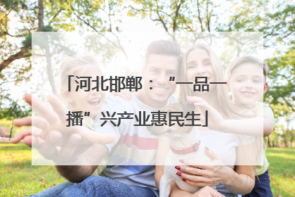 河北邯郸：“一品一播”兴产业惠民生