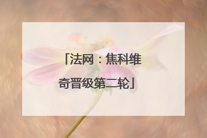 法网：焦科维奇晋级第二轮