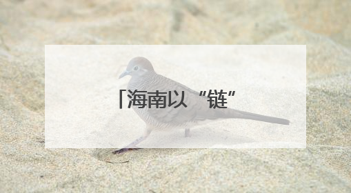 海南以“链”提质 释放农业发展新动能