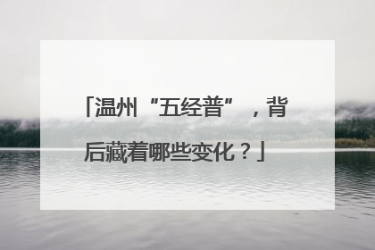 温州“五经普”，背后藏着哪些变化？