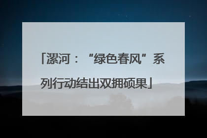 漯河：“绿色春风”系列行动结出双拥硕果