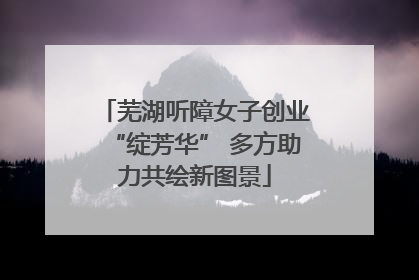 芜湖听障女子创业“绽芳华” 多方助力共绘新图景