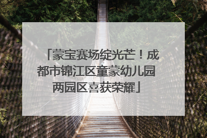 蒙宝赛场绽光芒！成都市锦江区童蒙幼儿园两园区喜获荣耀