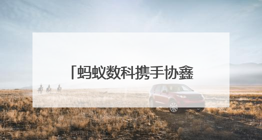 蚂蚁数科携手协鑫能科成立蚂蚁鑫能