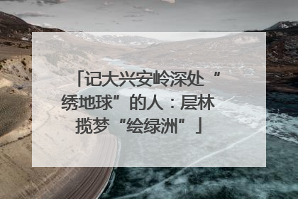 记大兴安岭深处“绣地球”的人：层林揽梦“绘绿洲”
