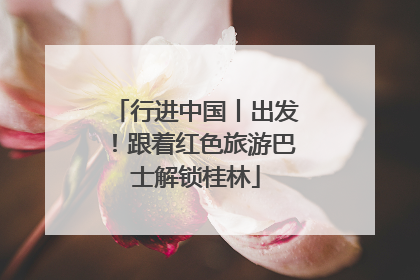 行进中国丨出发！跟着红色旅游巴士解锁桂林