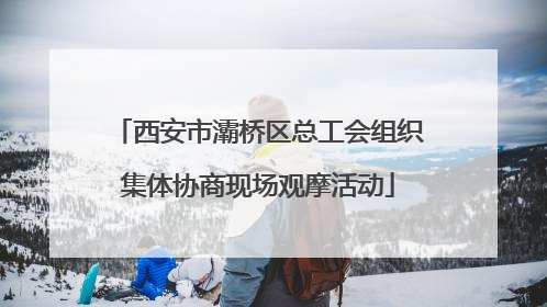 西安市灞桥区总工会组织集体协商现场观摩活动