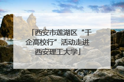 西安市莲湖区“千企高校行”活动走进西安理工大学