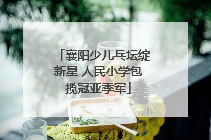 襄阳少儿乓坛绽新星 人民小学包揽冠亚季军