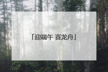 迎端午 赛龙舟
