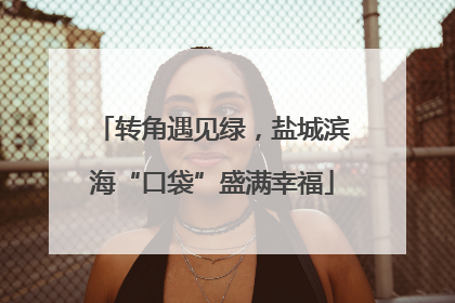 转角遇见绿，盐城滨海“口袋”盛满幸福