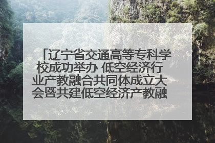 辽宁省交通高等专科学校成功举办 低空经济行业产教融合共同体成立大会暨共建低空经济产教融合新生态论坛